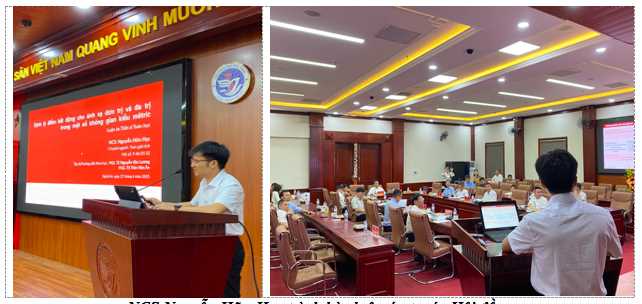 Hai Nghiên cứu sinh là giảng viên Khoa Khoa học Tự nhiên bảo vệ thành công luận án tiến sĩ cấp trường tại Trường Đại học Vinh